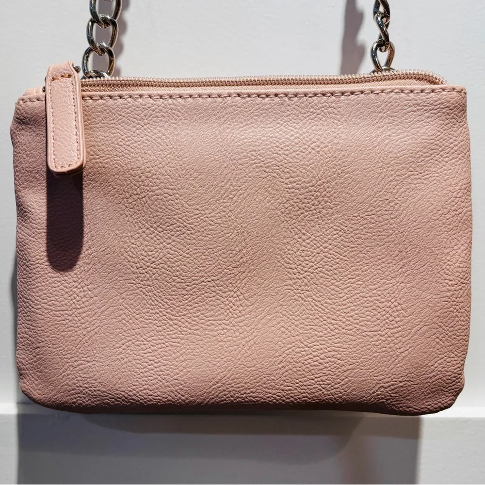 Nine West Quilted Dusty Pink Crossbody Bag